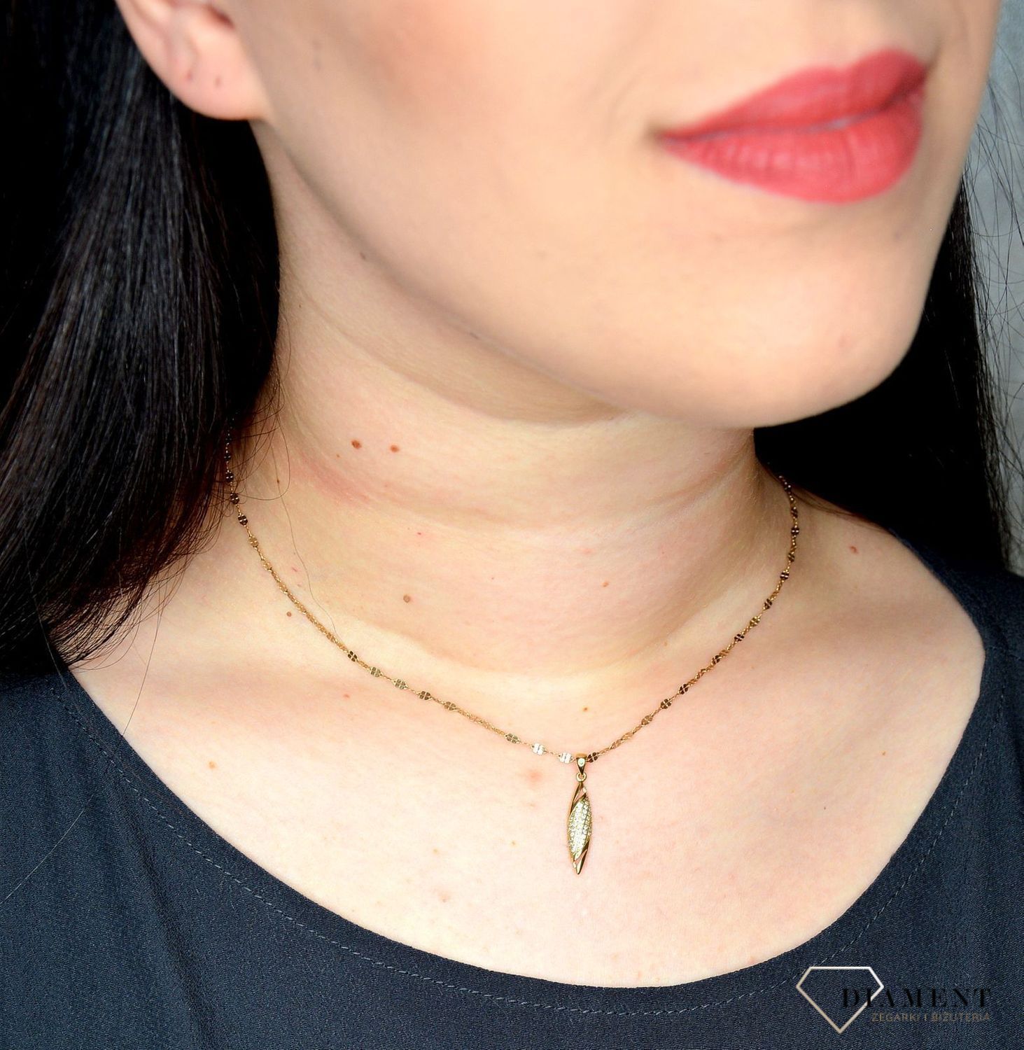 Złoty łańcuszek 585 o szerokości 2 mm DIA-LAN-3137-585 2mm (1).jpg